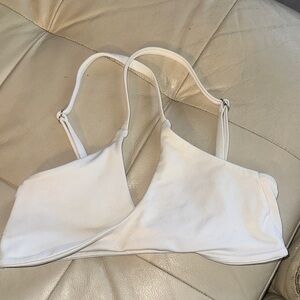 Bombshell sportswear Twist Mini Sports Bra White